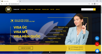 Giới thiệu website Visa  CÔNG TY TNHH TRUYỀN THÔNG, THƯƠNG MẠI VÀ DỊCH VỤ TMT
