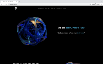 Giới thiệu trang thương mại điện tử Studio DRUNKY 3D